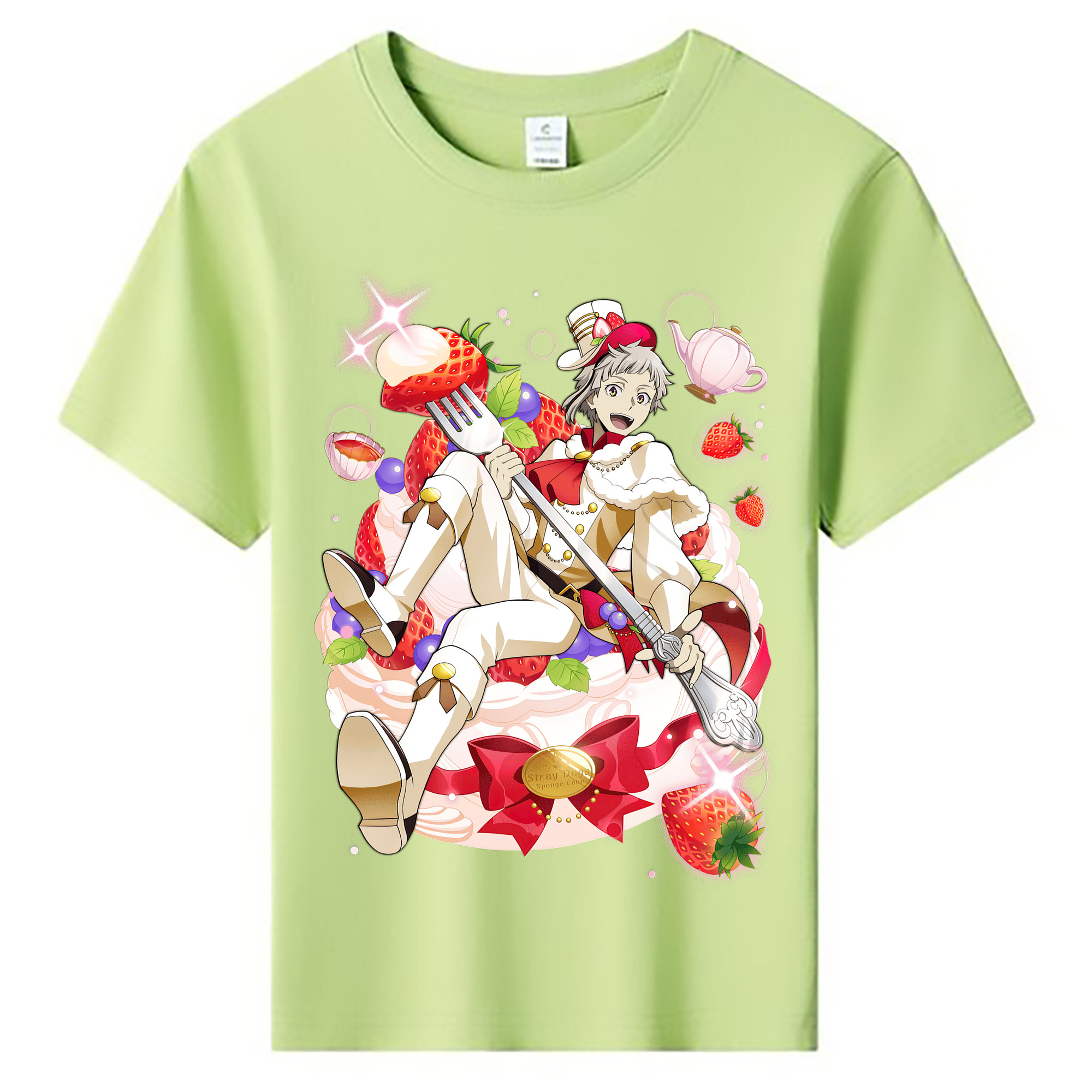 （画像用） 文豪ストレイドッグス Bungo Stray Dogs 綿100％キッズTシャツ（フロントプリント）